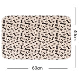 Pawfriends Washable Pet Dog Pee Pad Reusable Cat Puppy Training Wee Absorbent Mat Bed 40x60