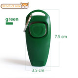 Pawfriends Pet Dog Puppy Training Obedience Whistle Clicker Ultrasonic Supersonic Green