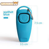 Pawfriends Pet Dog Training Clicker Cat Puppy Button Click Trainer Obedience Recall Whistle