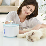 Pawfriends Pet Dog Cat Water Bowl No Spill Slow Feeder Dispenser Pet Water Feeder Blue