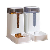 Pawfriends Pet Double Bowl Automatic Feeder Water Dispenser Dog Bowl Cat Bowl Bottle