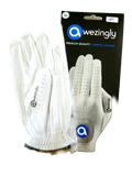 Premium Quality Cabretta Leather Golf Glove for Men - White (M/L)