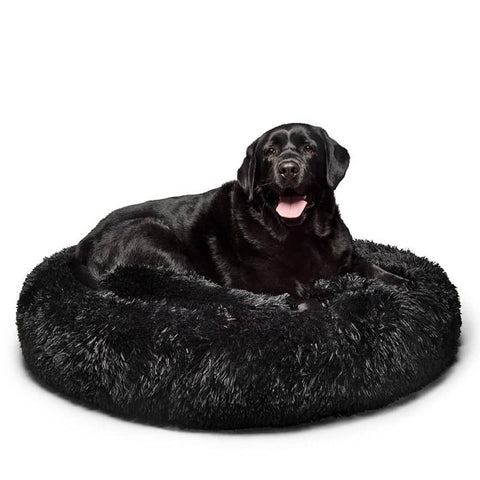 Fur King "Aussie" Calming Dog Bed - XL -Black
