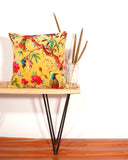 Mexican Painter Pillow Case, Frida Floral Decorative Cushion, Mexican Painter Art Garden Country Mexico Muertes Cushion Cover