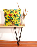 Mexican Painter Pillow Case, Frida Floral Decorative Cushion, Mexican Painter Art Garden Country Mexico Muertes Cushion Cover