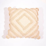 Linen Connections Tassel Hand Tufted Cushion Cover Moroccan Boho 'Shaggy' Beni Ourain Style Cushion Cover - Berber Style Cushion Cover