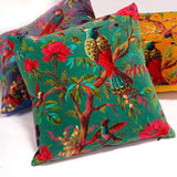 Mexican Painter Pillow Case, Frida Floral Decorative Cushion, Mexican Painter Art Garden Country Mexico Muertes Cushion Cover