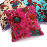 Mexican Painter Pillow Case, Frida Floral Decorative Cushion, Mexican Painter Art Garden Country Mexico Muertes Cushion Cover