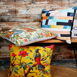 Mexican Painter Pillow Case, Frida Floral Decorative Cushion, Mexican Painter Art Garden Country Mexico Muertes Cushion Cover