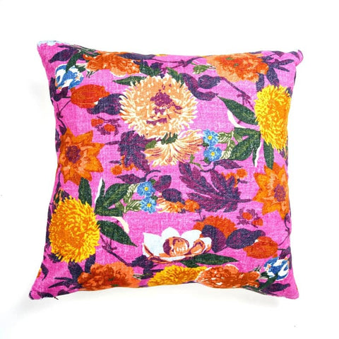 Mexican Painter Pillow Case, Frida Floral Decorative Cushion, Mexican Painter Art Garden Country Mexico Muertes Cushion Cover