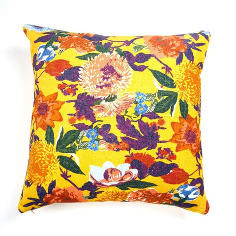 Mexican Painter Pillow Case, Frida Floral Decorative Cushion, Mexican Painter Art Garden Country Mexico Muertes Cushion Cover
