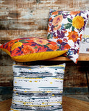 Mexican Painter Pillow Case, Frida Floral Decorative Cushion, Mexican Painter Art Garden Country Mexico Muertes Cushion Cover