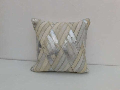 Exotic Cowhide Cushion Pillowcases Brown, Leather Cushion, Black and White 40*40cm Gift | Christmas Decor Cushion Pillow Covers