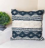 Tassels Linen Cushion Cover 50*50cm Beige Pillow Cover Handmade Boho rustic decor cream Moroccan Cushions Hand Tufted Cushion Lumbar Pillow