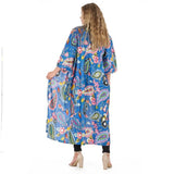 Linen Connections Frida Cotton Kimono Bathrobe Valentines Day Gift Turkish Cardigan Nightwear Dressing Gown Beach Bikini Summer CK34