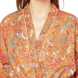 Kimono Cotton Kimono Bathrobe Frida Valentines Day GiftBird Bathrobe Turkish Bathrobe Cardigan Nightwear Dressing Gown Beach Bikini Summer SCK12