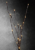 10 Sets of LED Light Bunch Stem - Warm White BATTERY fairy lights - 50cm high 20 bulbs/petals