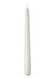 10 pack white wax 20cm taper church house vigil candleabra candle 2CM WIDE