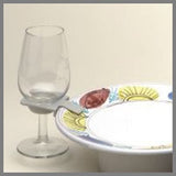 20 Pack Of 75mm White Wine Glass Dinner Lunch Plate Clip Holder - Stand Up Buffet Party  - Promotion Merchandise Gift