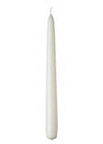 50 bulk buy pack white wax 20cm taper church house vigil candleabra candle 2CM WIDE