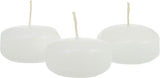 50 Pack of 8cm White Wax Floating Candles - wedding party home event decoration