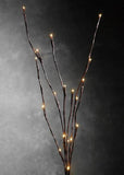 5 Sets of LED Light Bunch Stem - Warm White BATTERY fairy lights - 50cm high 20 bulbs/petals