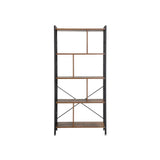 VASAGLE 4 Tier Bookshelf with Compartments