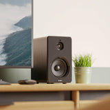 Crosley Mercury Turntable - Green + Bundled Majority D40 Bluetooth Speakers - Black