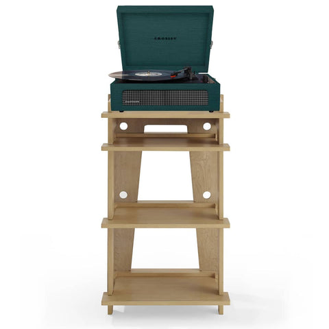 Crosley Voyager Bluetooth Portable Turntable + Crosley SOHO Stand Bundle - Dark Aegean
