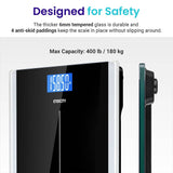 Etekcity Digital Body Weight Bathroom Scale - Black