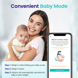 Etekcity Smart WiFi Scale for Body Weight - Black