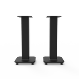 Kanto SX22 22" Tall Fillable Speaker Stands with Isolation Feet - Pair, Black