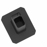 Kanto SX22 22" Tall Fillable Speaker Stands with Isolation Feet - Pair, Black