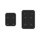 Kanto SX26 26" Tall Fillable Speaker Stands with Isolation Feet - Pair, Black