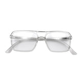 London Mole Spy Blue Blocker Glasses Transparent