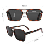 London Mole Spy Sunglasses Gloss Tortoise Shell / Black