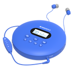 Majority Oakcastle CD100 Bluetooth Portable CD Player - Blue