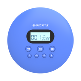 Majority Oakcastle CD100 Bluetooth Portable CD Player - Blue