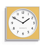 Newgate Burger & Chips Wall Clock Cheeky Yellow