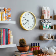 Newgate Number Three Echo Clock Silicone Yellow