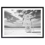 Wall Art's Chanel Life Guard Large 105cm x 81cm Framed A1 Art Print