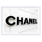 Wall Art's Chanel Sign Large 105cm x 81cm Framed A1 Art Print