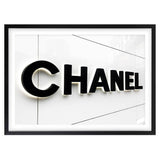 Wall Art's Chanel Sign Large 105cm x 81cm Framed A1 Art Print