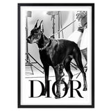 Wall Art's Dior Dog 2 Framed A1 Art Print