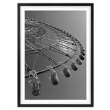 Wall Art's Ferris Wheel Large 105cm x 81cm Framed A1 Art Print