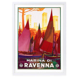 Wall Art's Marina Di Ravenna Large 105cm x 81cm Framed A1 Art Print