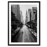 Wall Art's New York Morning Large 105cm x 81cm Framed A1 Art Print