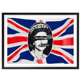 Wall Art's Sex Pistols - God Save The Queen Promo - 1977 Large 105cm x 81cm Framed A1 Art Print
