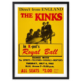 Wall Art's The Kinks 1965 Large 105cm x 81cm Framed A1 Art Print