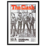 Wall Art's The Clash - Hamburg - 1980 Large 105cm x 81cm Framed A1 Art Print